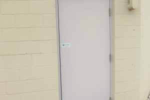 Exterior Metal Door with Nano-Clear Industrial Coating