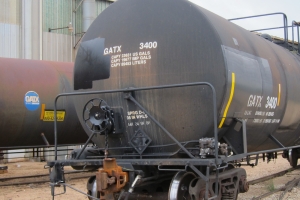 Tank Car "B" End Before NCI