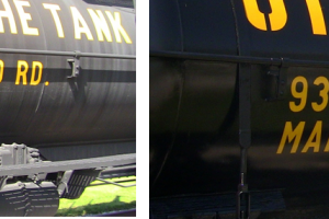 Rail Tank Car Side B&A